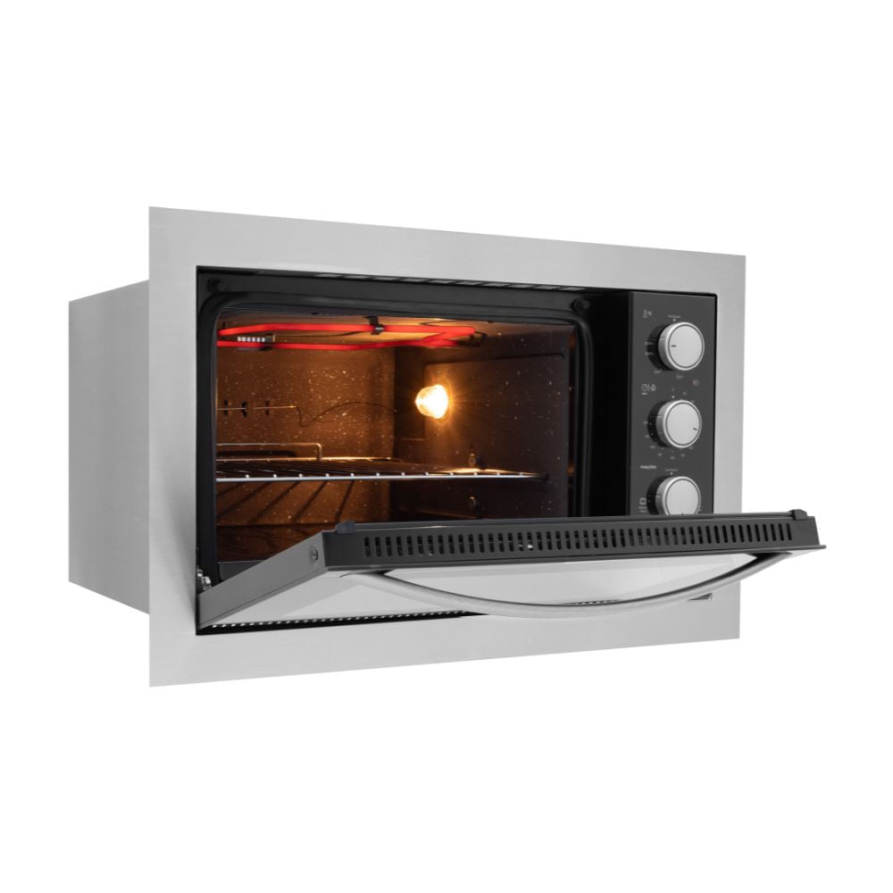 Forno Elétrico Fischer Fit Line Embutir 48 Litros Frontal Inox